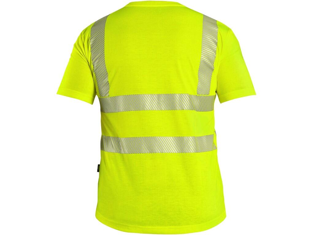 Tričko CXS BANGOR, výstražné, pánské, žluté, vel. 3XL